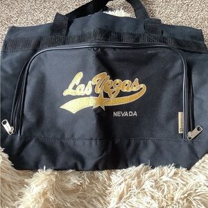 Las Vegas Black and Gold Men's Bag sku211